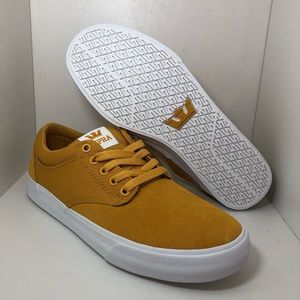 Supra Skate Shoes Low Yellow Size 9.5